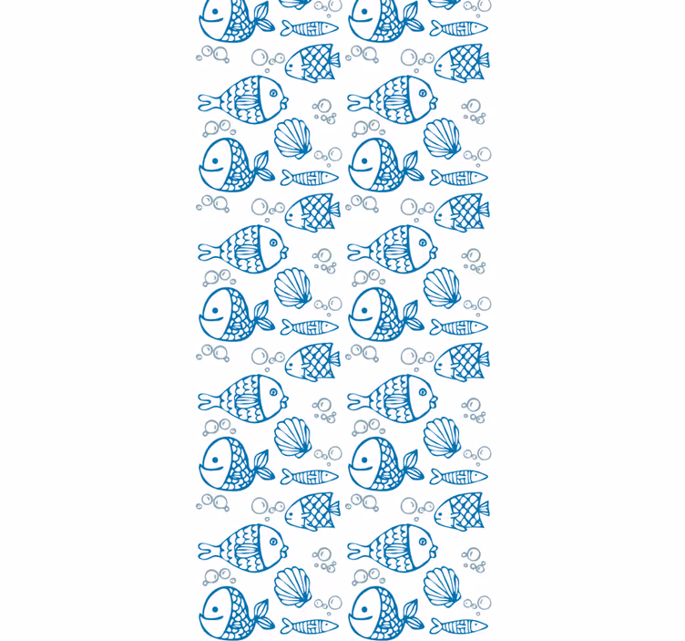 Papel de parede peixes amigos aquáticos - TenStickers