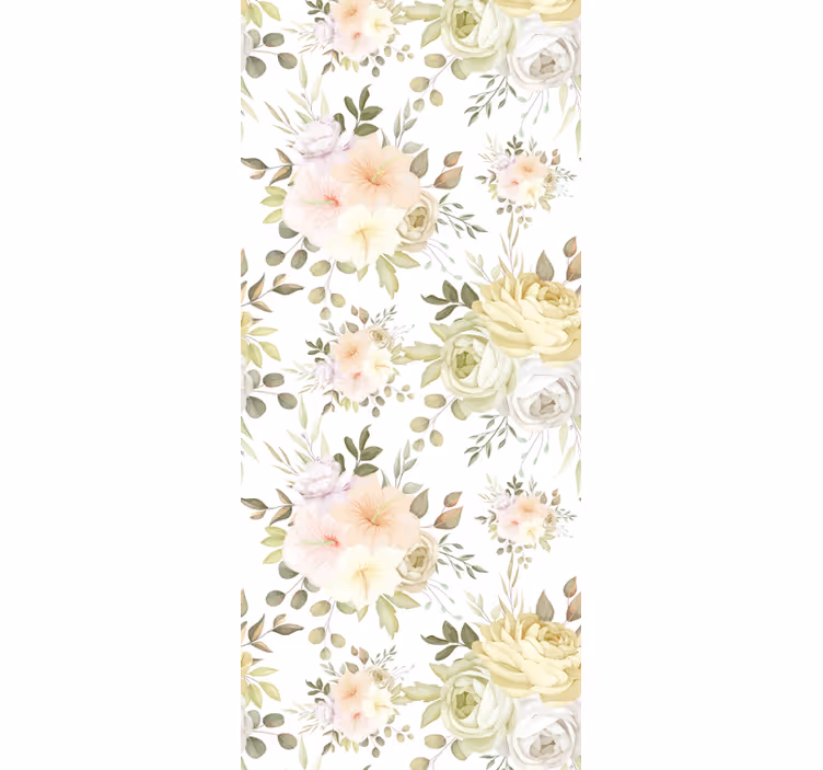 Papel de parede flores composição floral - TenStickers