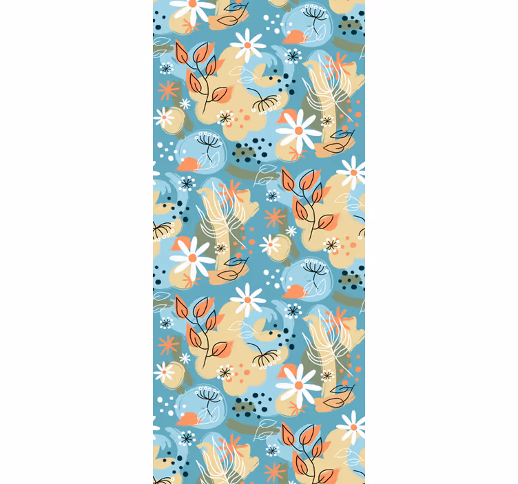 papel de parede flores brisa floral - TenStickers