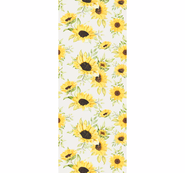 papel de parede flores delícia de girassol - TenStickers