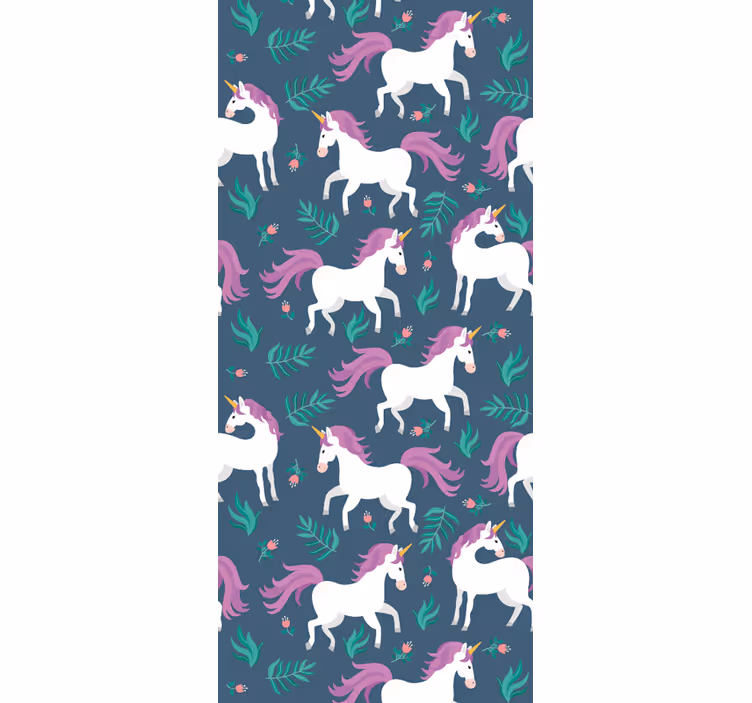 Papel de parede cavalos unicórnios mágicos - TenStickers