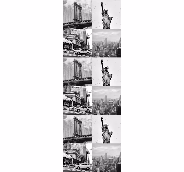 papel de parede Nova York montagem urbana - TenStickers