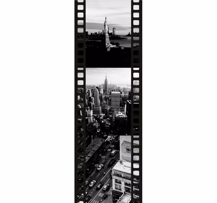 Papel de parede cidades e países paisagem urbana de filme - TenStickers