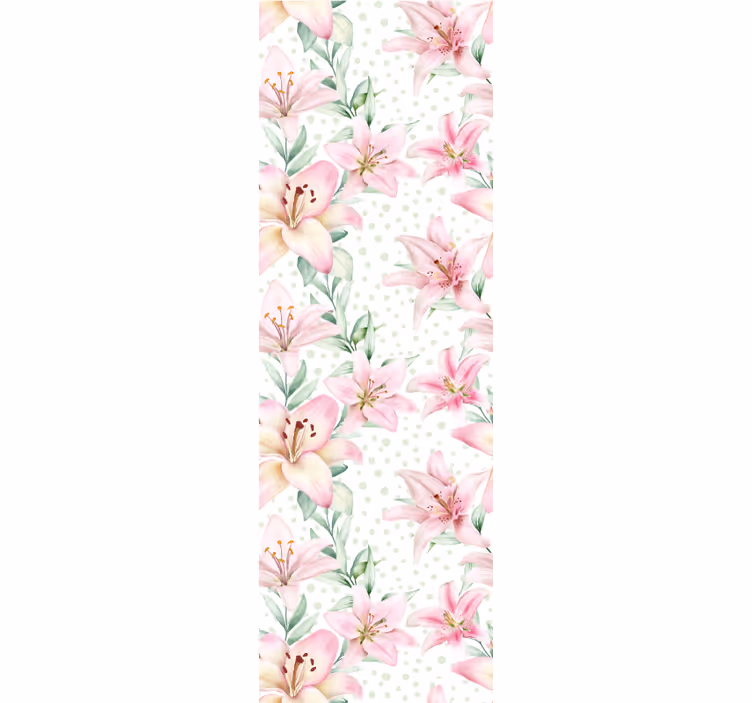 papel de parede floral Wilflowers botânicos aquarella - TenStickers