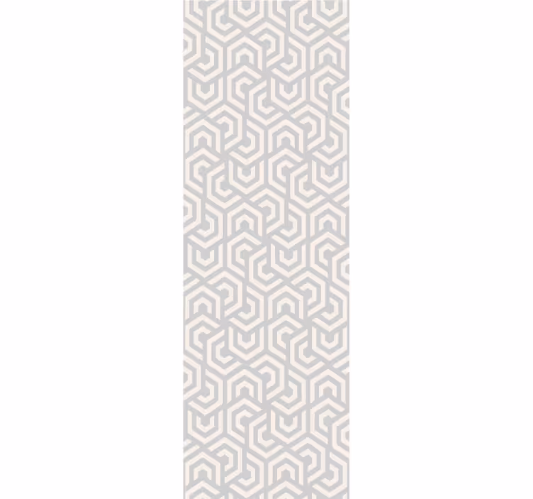 Papel de parede moderno Quadrado de linhas brancas - TenStickers
