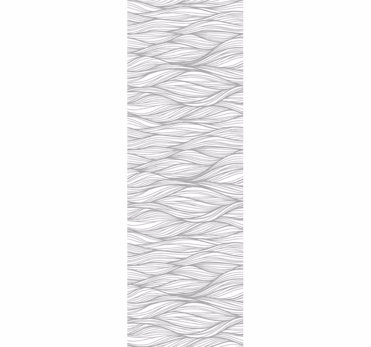 Papel de parede moderno Ondas texturas fundo branco - TenStickers
