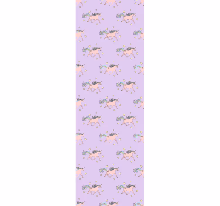 papel de parede animais vibrações de fantasia de unicórnio - TenStickers