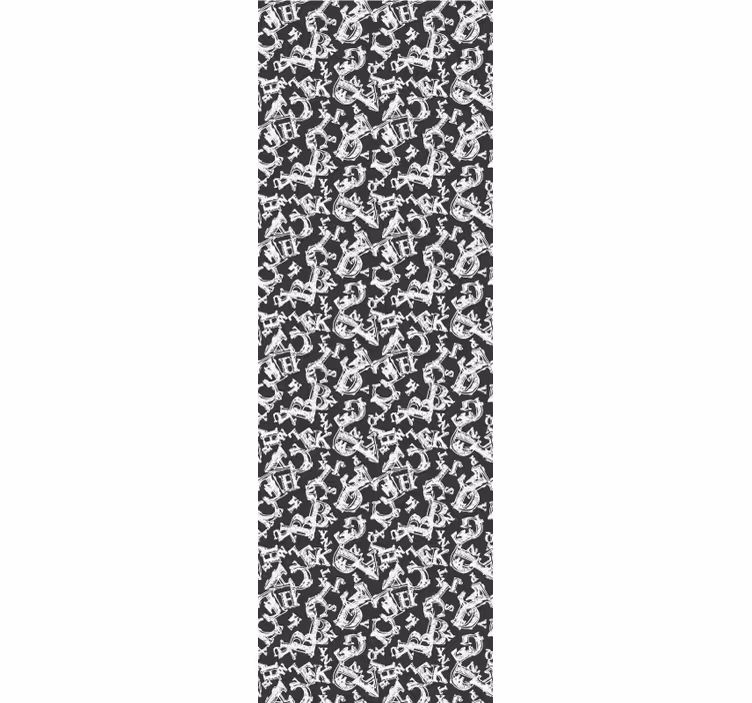 papel de parede ornamental repetições de âncora ornamentadas - TenStickers