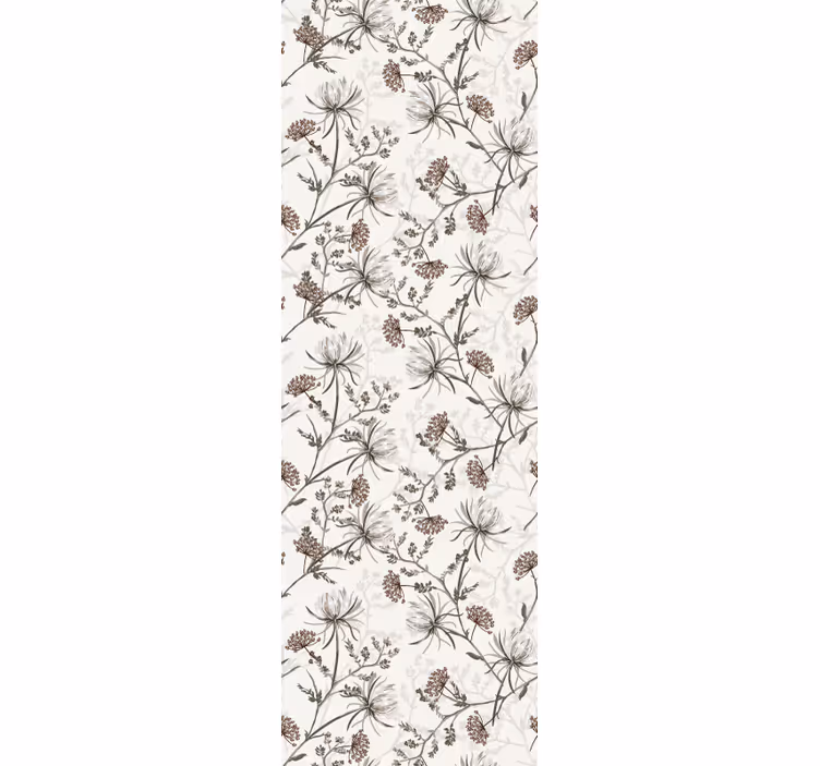 papel de parede flores impressões botânicas - TenStickers