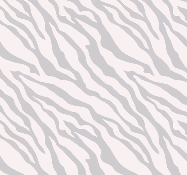 papel de parede para sala Padrão zebra cinza claro - TenStickers