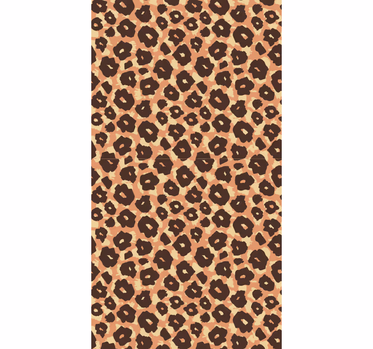 papel de parede leopardos padrão manchado de leopardo - TenStickers
