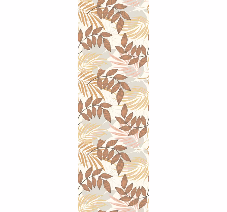 Papel de parede folhas desenho de motivo de folhagem - TenStickers