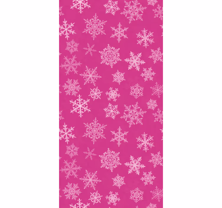 Papel de parede Natal flocos de neve de férias - TenStickers