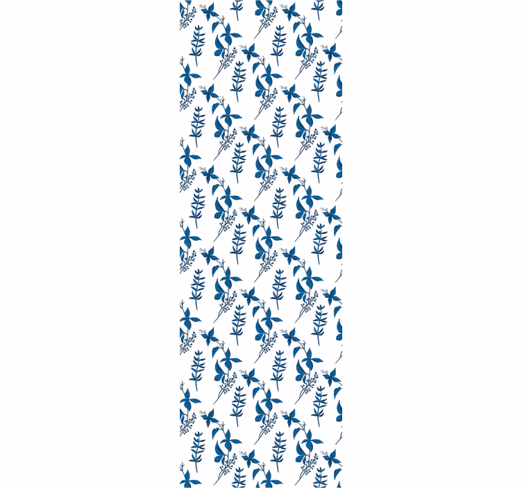 papel de parede flores composição botânica suave - TenStickers