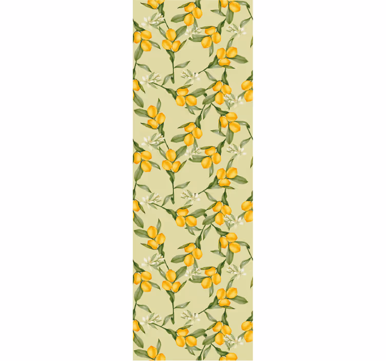 papel de parede flores imagens florais cítricas - TenStickers