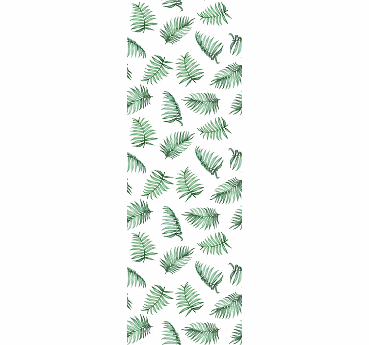 Papel de parede folhas samambaias tropicais - TenStickers