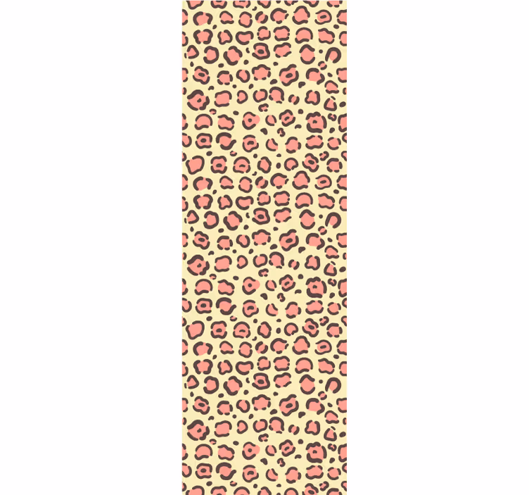 papel de parede azulejo motivo de estampa de leopardo - TenStickers