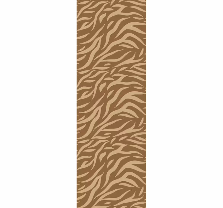 Papel de parede abstracto padrão de zebra abstrato - TenStickers