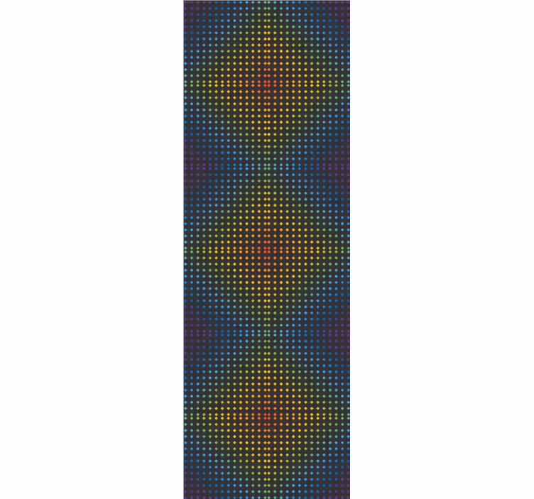 Papel de parede abstracto matriz de pontos geométrica - TenStickers