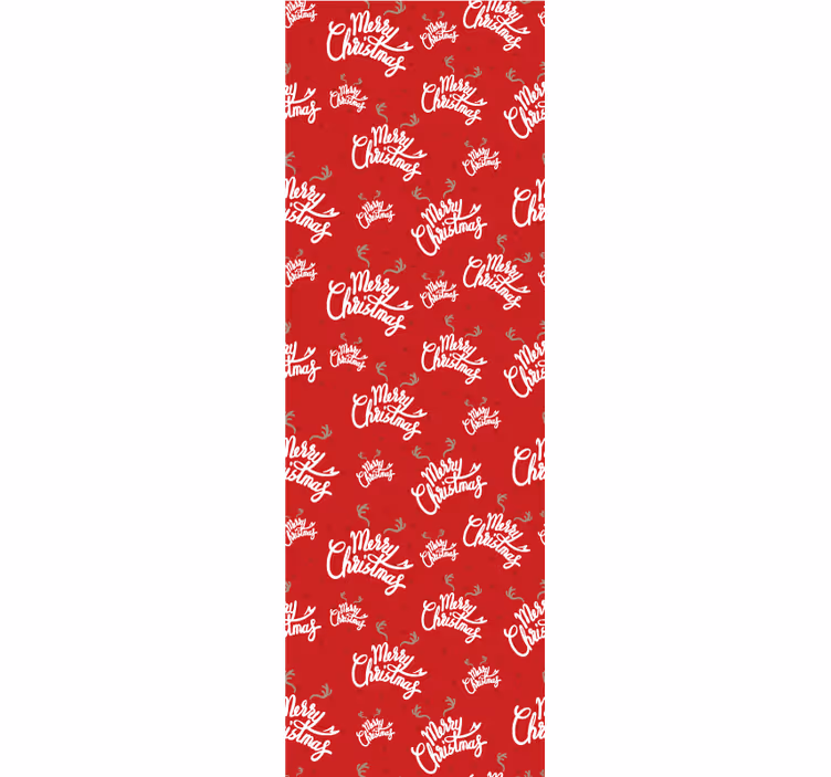 Papel de parede Natal motivo de roteiro festivo - TenStickers