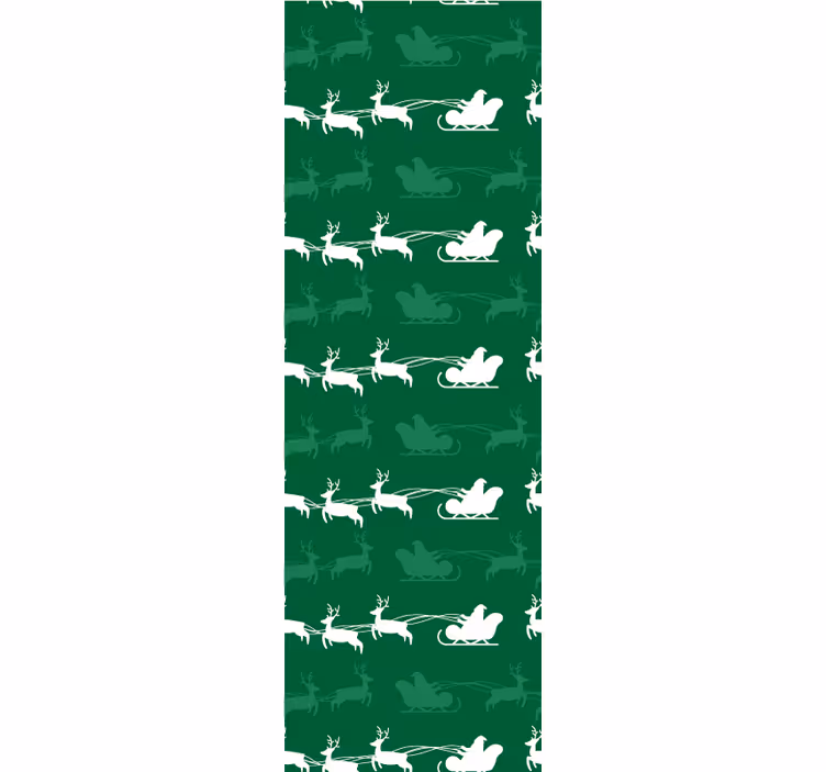 Papel de parede Natal motivo de trenó de férias - TenStickers