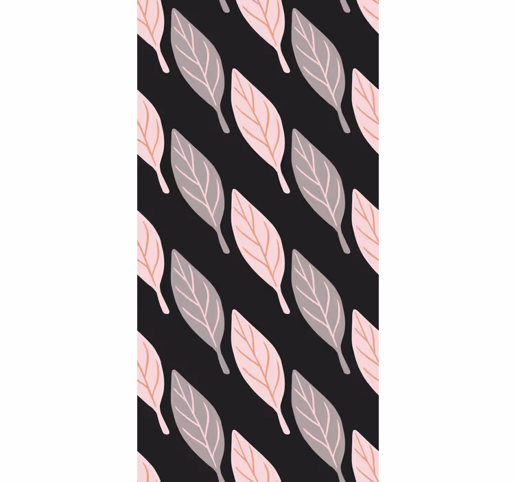 Papel de parede folhas elegante padrão de folhagem - TenStickers