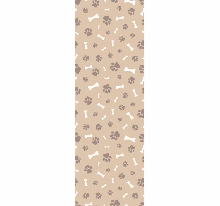 Papel de parede cães silhuetas caninas - TenStickers