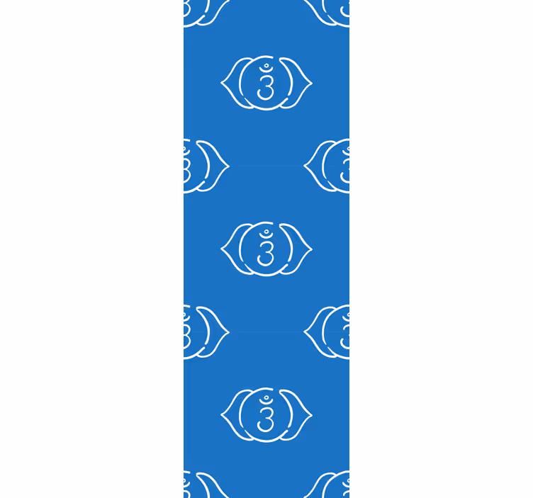 Papel de parede peixes motivo padrão de peixe - TenStickers