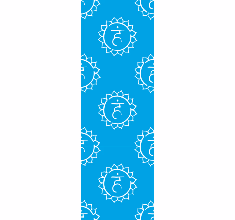 papel de parede ornamental raio de sol ornamentado - TenStickers