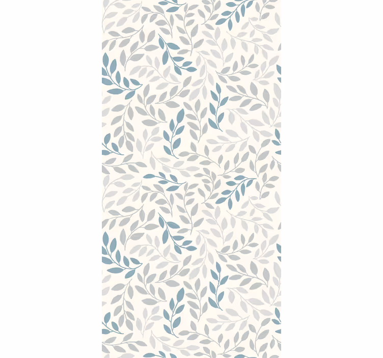 papel de parede abstracto Ombre azul em folhas pequenas - TenStickers