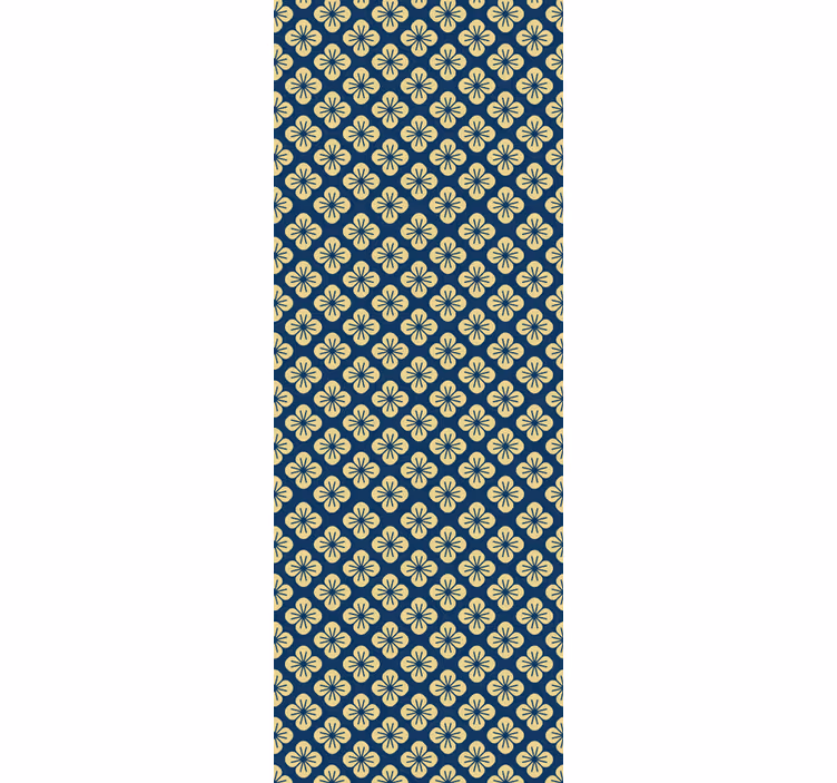 papel de parede floral padrão ornamental - TenStickers