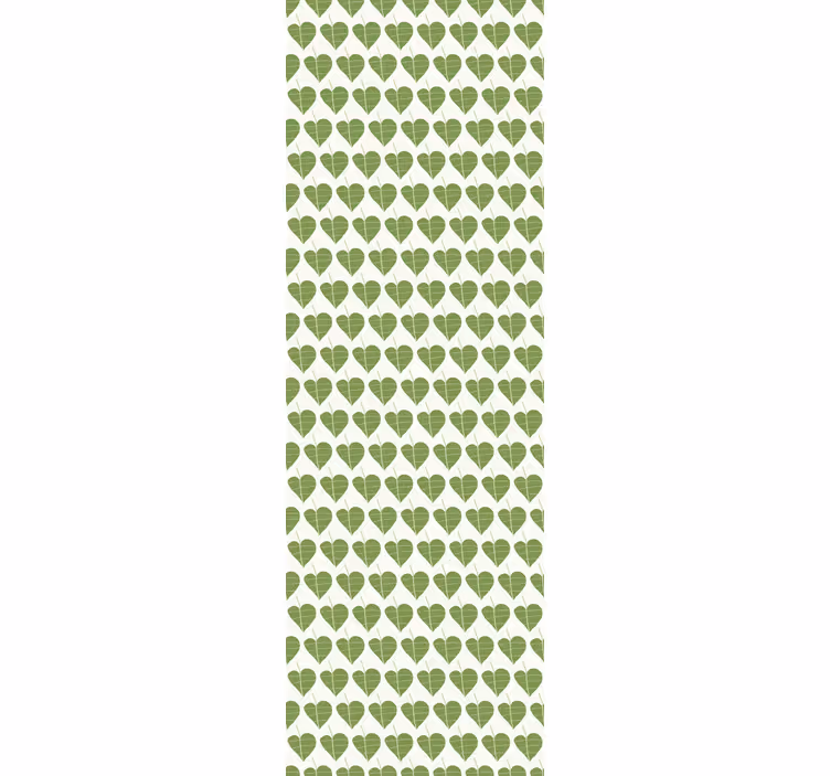 Papel de parede folhas desenho de padrão de folha - TenStickers