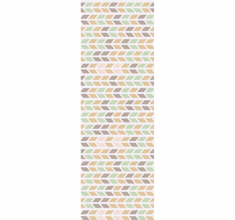 papel de parede horizontal padrão de seta chevron - TenStickers