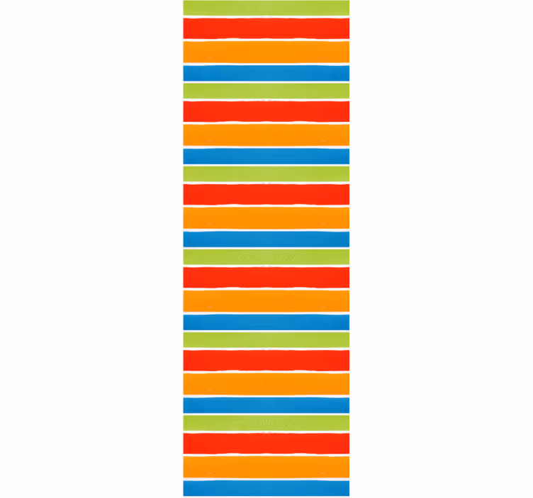 Papel de Parede riscas listras multicoloridas - TenStickers