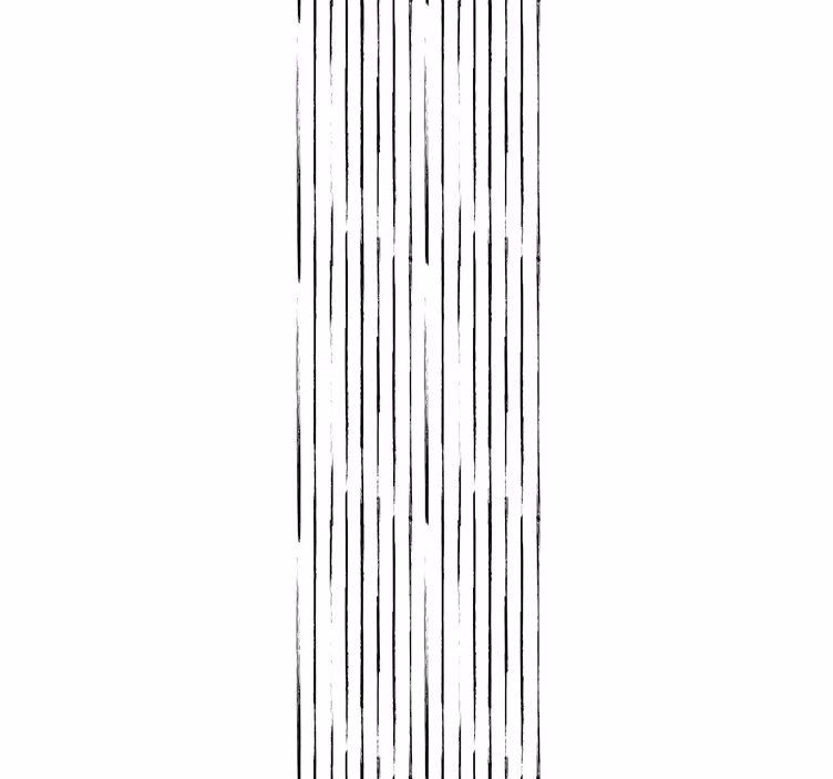papel de parede vertical Preto e branco nórdico - TenStickers