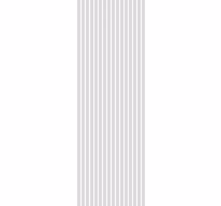 papel de parede vertical Branco nórdico e cinza - TenStickers