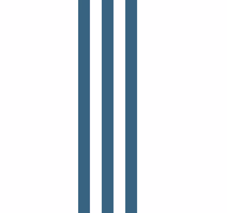 papel de parede vertical Nórdico cinza-azul e branco - TenStickers
