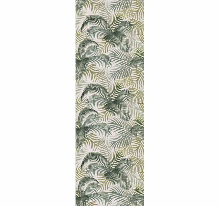 Papel de parede sala de jantar folhas selvagens - TenStickers