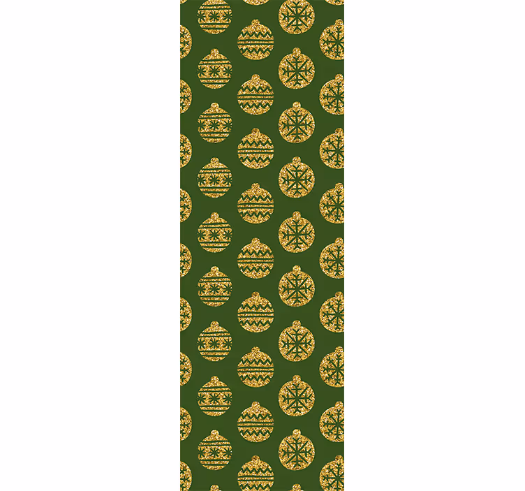 Papel de parede Natal padrão de ornamento festivo - TenStickers