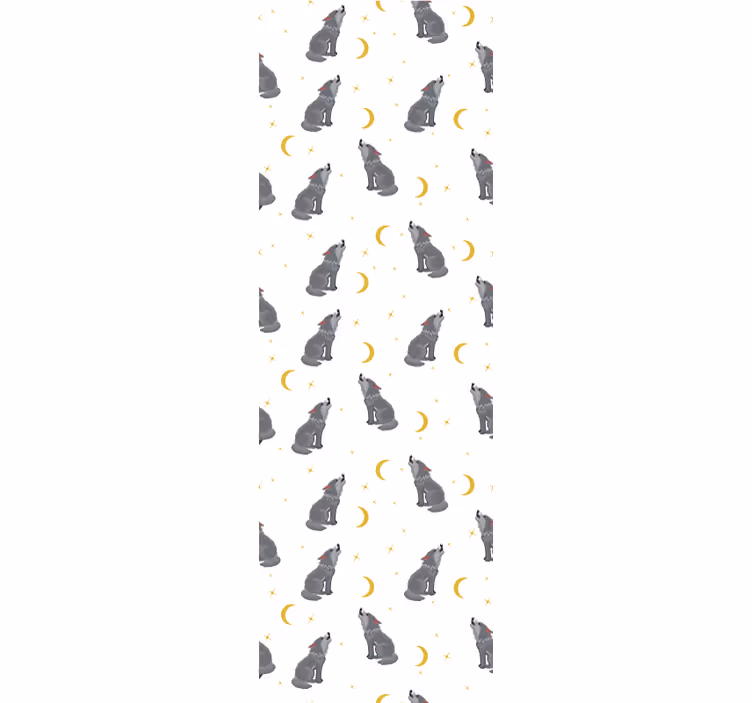 Papel de parede cães padrão celestial canino - TenStickers