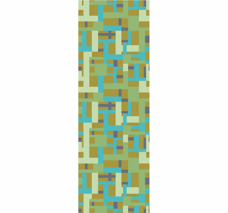 papel de parede formas geométricas design de padrão abstrato - TenStickers