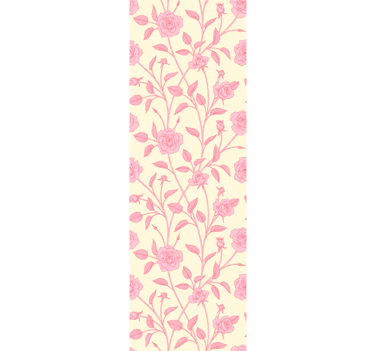papel de parede entrada arranjo floral encantador - TenStickers
