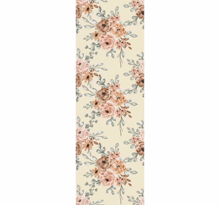 papel de parede para sala composição botânica - TenStickers