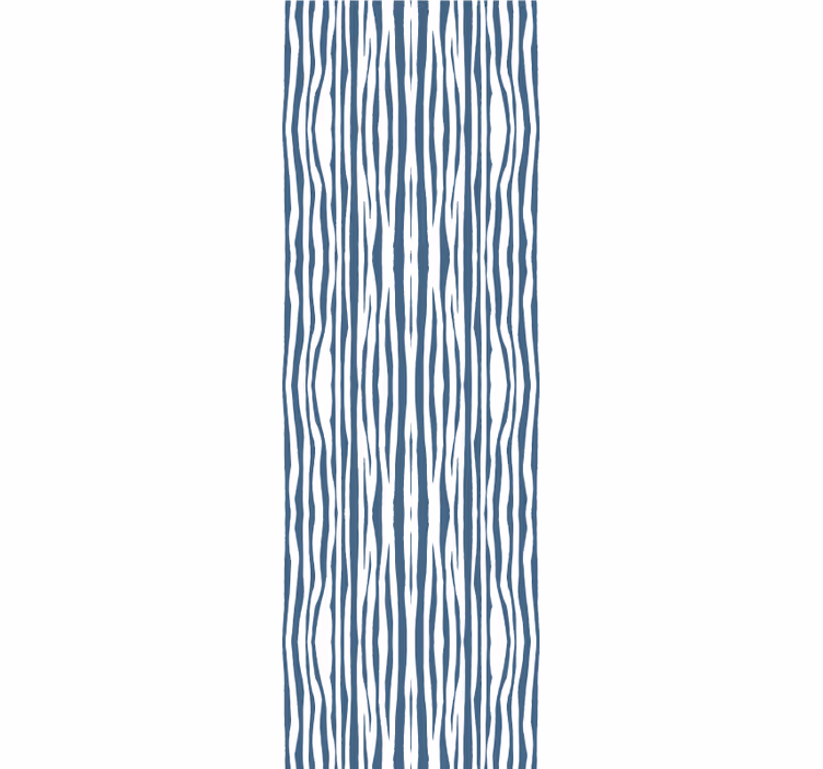 Papel de parede para sala hampton azul listrado - TenStickers