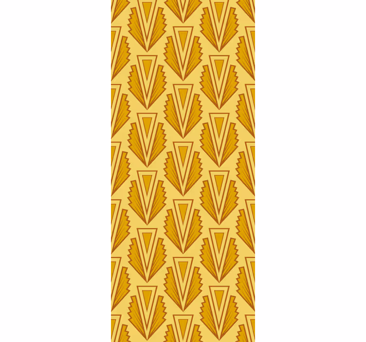 papel de parede formas geométricas padrão chevron elegante - TenStickers