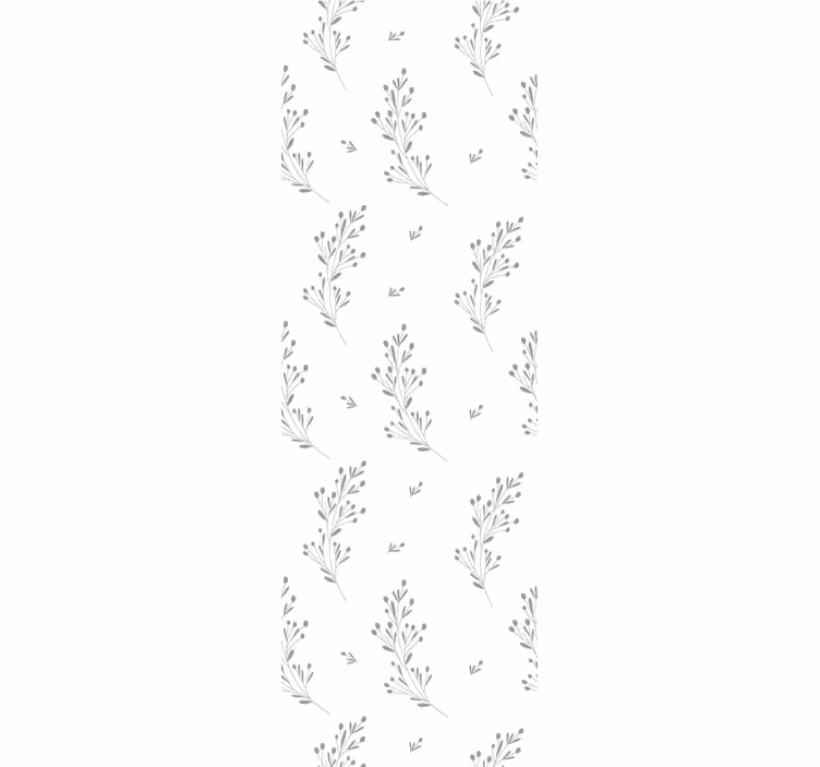 papel de parede flores elegância floral bege - TenStickers