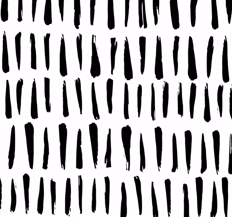 papel de parede casa de banho Padrão de riscas irregulares - TenStickers