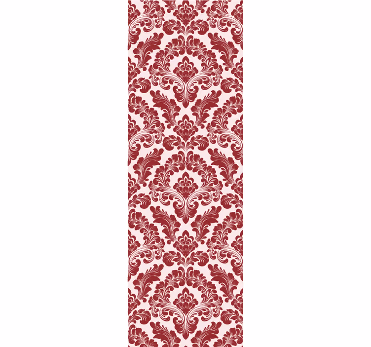 papel de parede barroco elementos florais elegantes - TenStickers