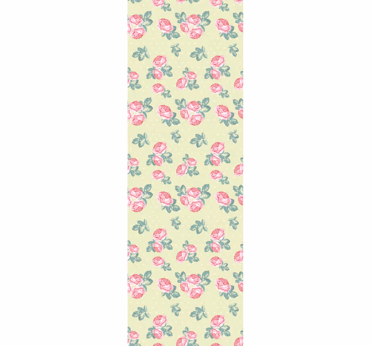 papel de parede flores design floral clássico - TenStickers