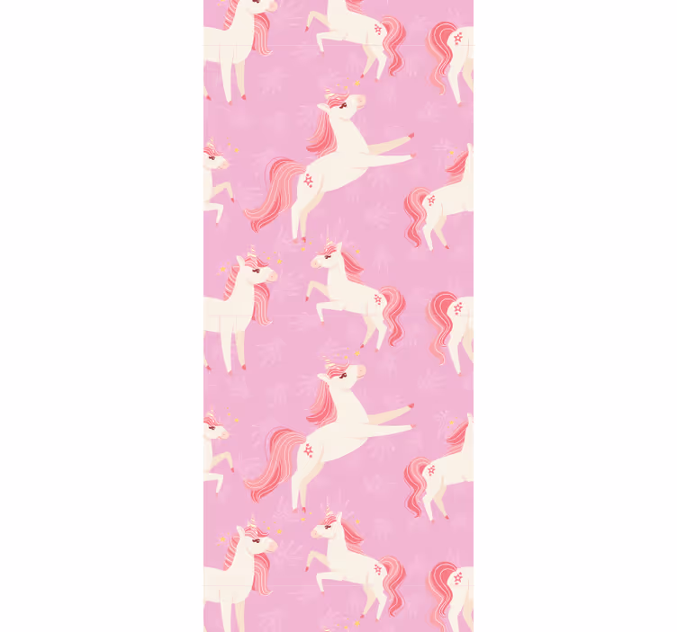 papel de parede animais unicórnios dançantes - TenStickers